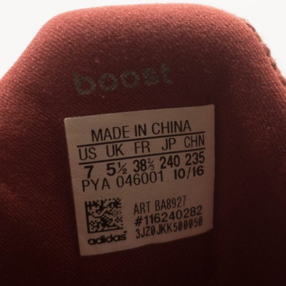 Adidas UltraBoost 3.0 Mystery Red Running Shoes - Women's Size 7 - Picture 9 of 9